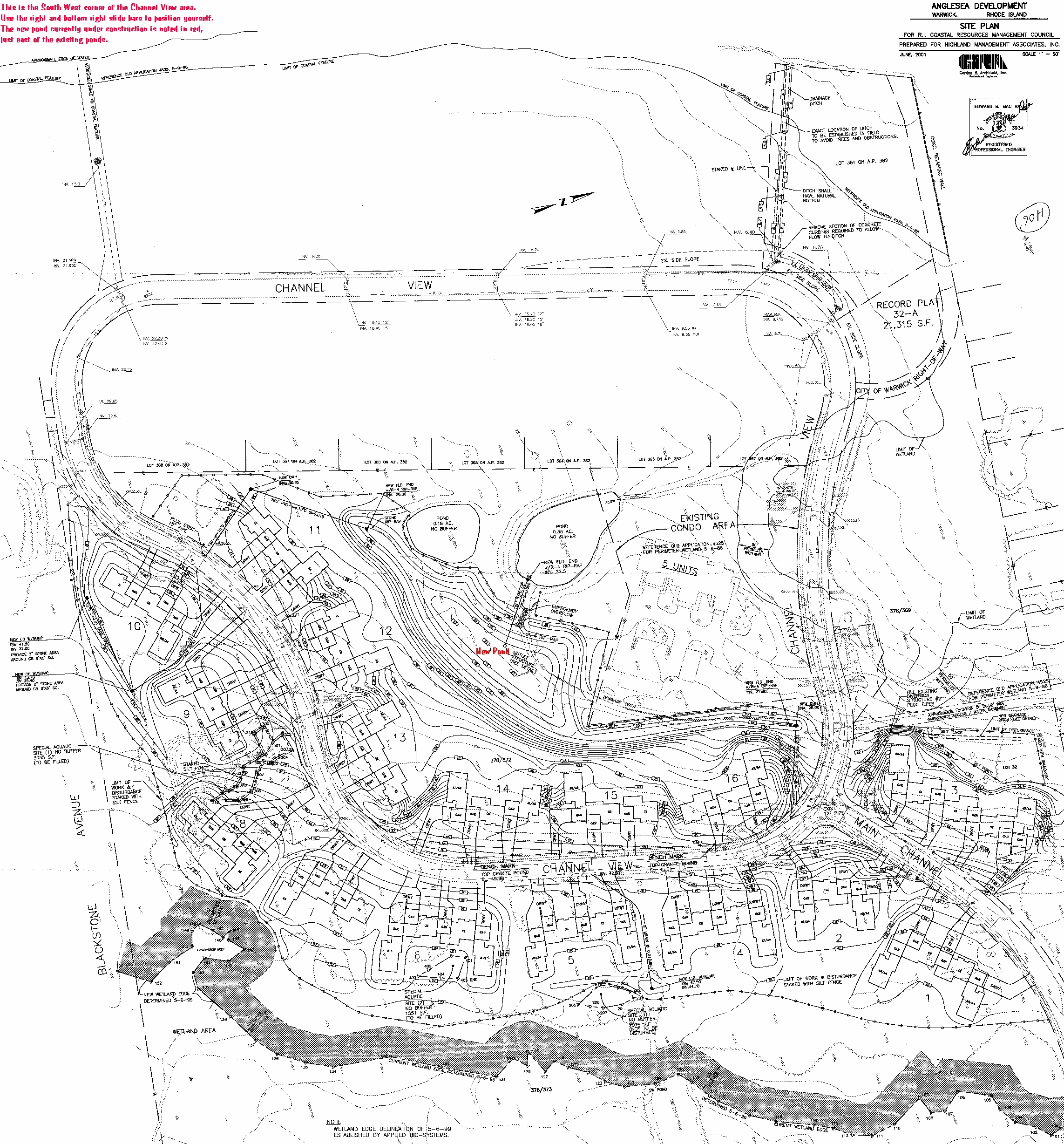 LATEST SITE PLAN OF LOWER ANGLESEA AREA